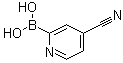 CAS 登录号：1072946-01-0, 4-氰基吡啶-2-基硼酸