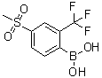CAS # 1072946-16-7, [4-(Methylsulfonyl)-2-(trifluoromethyl)phenyl]boronic acid