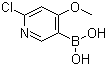 CAS # 1072946-20-3, (6-Chloro-4-methoxy-3-pyridinyl)boronic acid