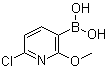CAS # 1072946-50-9, (6-Chloro-2-methoxy-3-pyridinyl)boronic acid