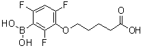 CAS 登录号：1072946-61-2, (3-硼酸基-2,4,6-三氟苯氧基)戊酸