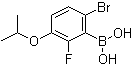 CAS # 1072951-99-5, [6-Bromo-2-fluoro-3-(1-methylethoxy)phenyl]boronic acid