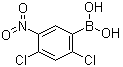 structure of CAS# 1072952-12-5, (2,4-二氯-5-硝基苯基)硼酸