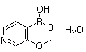 structure of CAS# 1072952-50-1, (3-Methoxy-4-pyridinyl)boronic acid hydrate (1:1)