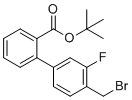 CAS # 1073549-04-8, 4'-Bromomethyl-3'-fluorobiphenyl-2-carboxylic acid t-butyl ester, tert-butyl 2-[4-(bromomethyl)-3-fluorophenyl]benzoate