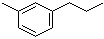 CAS # 1074-43-7, 3-Propyltoluene, 1-Methyl-3-n-propylbenzene, 1-Propyl-3-methylbenzene, 3-Methyl-1-propylbenzene, 3-Propyltoluene, 3-n-Propyltoluene, NSC 73974, m-Methylpropylbenzene, m-Propyltoluene