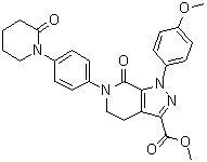 CAS # 1074365-84-6, 4,5,6,7-Tetrahydro-1-(4-methoxyphenyl)-7-oxo-6-[4-(2-oxo-1-piperidinyl)phenyl]-1H-pyrazolo[3,4-c]pyridine-3-carboxylic acid methyl ester