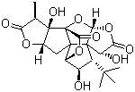 structure of CAS# 107438-79-9, 银杏内酯 J