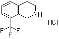 structure of CAS# 1074764-70-7, 8-三氟甲基-1,2,3,4-四氢异喹啉盐酸盐