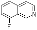 structure of CAS# 1075-00-9, 8-氟异喹啉