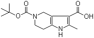 CAS # 1075257-98-5, 1,4,6,7-Tetrahydro-2-methyl-5H-pyrrolo[3,2-c]pyridine-3,5-dicarboxylic acid 5-tert-butyl ester