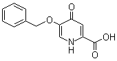 structure of CAS# 107550-30-1, 3-苄氧基-4-吡啶酮-6-羧酸