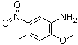 structure of CAS# 1075705-01-9, 4-氟-2-甲氧基-5-硝基苯胺