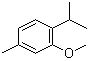 structure of CAS# 1076-56-8, 2-异丙基-5-甲基茴香醚