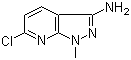 structure of CAS# 1076197-93-7, 6-氯-1-甲基-1H-吡唑并[3,4-b]吡啶-3-胺