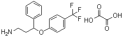 CAS 登录号：107674-50-0, gamma-[4-(三氟甲基)苯氧基]苯丙胺草酸盐