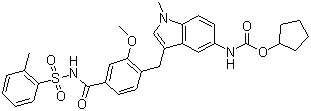 structure of CAS# 107753-78-6, 扎鲁司特