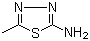 structure of CAS# 108-33-8, 2-Amino-5-methyl-1,3,4-thiadiazole