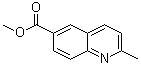 structure of CAS# 108166-01-4, 2-Methylquinoline-6-carboxylic acid methyl ester