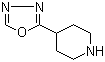 structure of CAS# 1082413-19-1, 4-(1,3,4-恶二唑-2-基)哌啶