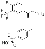 CAS # 1082951-17-4, 2-Amino-1-[4-fluoro-3-(trifluoromethyl)phenyl]ethanone 4-methylbenzenesulfonate