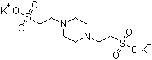 structure of CAS# 108321-27-3, Piperazine-N,N'-bis-(2-ethanesulphonic acid) dipotassium salt