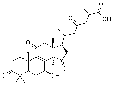 CAS 登录号：108340-60-9, 灵芝酸 D