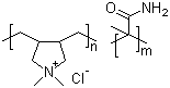 CAS 登录号：108464-53-5, 聚季铵盐-7, 二甲基二烯丙基氯化铵-丙烯酰胺共聚物