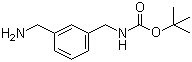 structure of CAS# 108467-99-8, N-[3-(氨基甲基)苄基]氨基甲酸叔丁酯