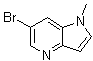 structure of CAS# 1086064-46-1, 6-溴-1-甲基-1H-吡咯并[3,2-b]吡啶