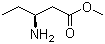 structure of CAS# 1086106-57-1, (3S)-3-Aminopentanoic acid methyl ester