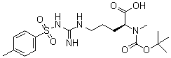 structure of CAS# 108695-16-5, N2-[叔丁氧羰基]-N5-[亚氨基[[(4-甲基苯基)磺酰基]氨基]甲基]-N2-甲基-L-鸟氨酸