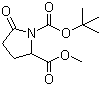 structure of CAS# 108963-96-8, Boc-L-焦谷氨酸甲酯