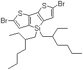 structure of CAS# 1089687-05-7, 2,6-二溴-4,4-双(2-乙基己基)-4H-硅杂环戊二烯并[3,2-b:4,5-b']二噻吩