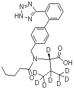 CAS 登录号：1089736-72-0, 八氘代缬沙坦