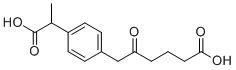 structure of CAS# 1091621-61-2, 4-(1-羧基乙基)-delta-氧代-苯己酸