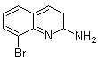 CAS # 1092304-85-2, 2-Amino-8-bromoquinoline, 8-Bromo-2-quinolinamine