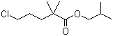 structure of CAS# 109232-37-3, 5-氯-2,2-二甲基戊酸异丁酯