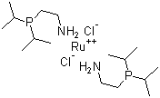 structure of CAS# 1092372-90-1, 双(2-(二异丙基膦)乙胺)二氯化钌