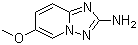 structure of CAS# 1092394-15-4, 6-甲氧基-[1,2,4]三唑并[1,5-a]吡啶-2-胺