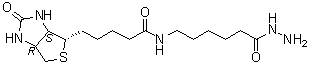 structure of CAS# 109276-34-8, 生物素酰胺基己酰肼