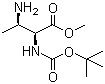 CAS # 1093190-13-6, (2S,3R)-3-Amino-2-[[(tert-butoxy)carbonyl]amino]butanoic acid methyl ester