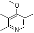 structure of CAS# 109371-19-9, 4-Methoxy-2,3,5-trimethylpyridine