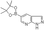 structure of CAS# 1093819-50-1, 1H-吡唑并[3,4-b]吡啶-5-硼酸频那醇酯