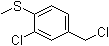 structure of CAS# 109418-89-5, 2-氯-4-(氯甲基)-1-(甲硫基)苯