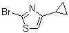 structure of CAS# 1095010-50-6, 2-溴-4-环丙基噻唑