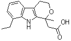 CAS # 109518-50-5, (-)-8-Ethyl-1,3,4,9-tetrahydro-1-methylpyrano[3,4-b]indole-1-acetic acid