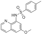 structure of CAS# 109628-27-5, N-(6-甲氧基-8-喹啉基)-4-甲苯磺酰胺