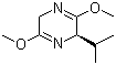 structure of CAS# 109838-85-9, (R)-2,5-Dihydro-3,6-dimethoxy-2-isopropylpyrazine