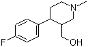 structure of CAS# 109887-53-8, 4-(4-氟苯基)-3-羟甲基-1-甲基哌啶